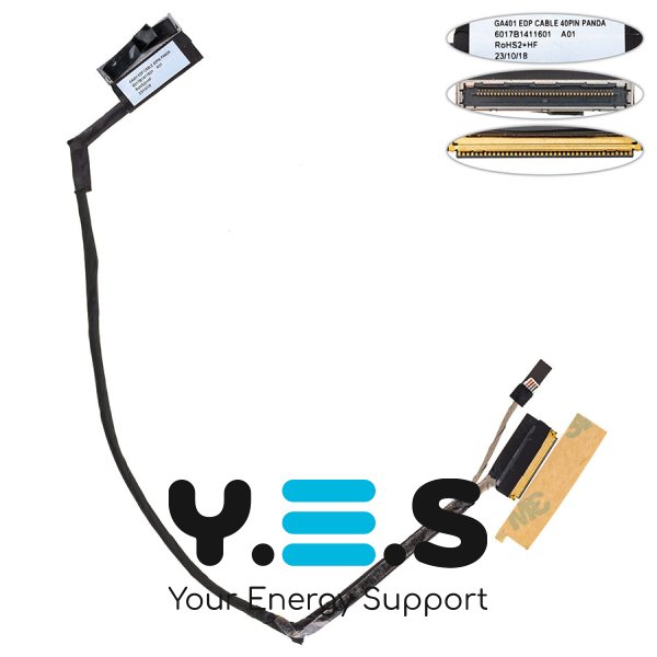Шлейф матриці для ноутбука Asus GA401/GA401QM/GA401QH/GA401IV, 40pin 0.5 (6017B141160)