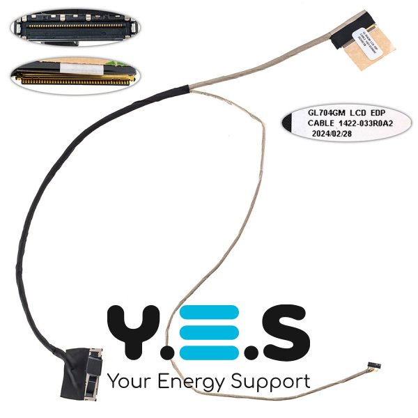 Шлейф матриці для ноутбука Asus GL703, GL703V, GL703VM, GL703VD 40pin FHD (1422-033R0A2)