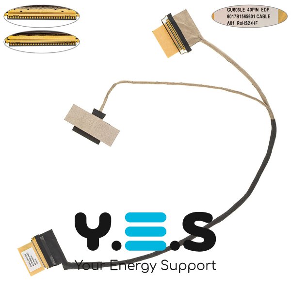 Шлейф матриці для ноутбука ASUS GU603LE/GU603, 40pin 0.5, 6017B1565601