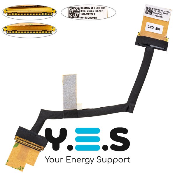 Шлейф матриці для ноутбука Asus UX581GV, UX581L, UX5000F 30pin 0.5мм (1422-03fx0as)