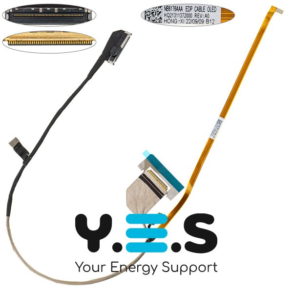 Шлейф дисплея ноутбука Asus K6502ZC/M6502/K6502HE LED (HQ21311372000)