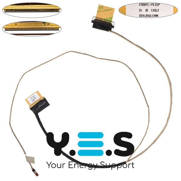 Шлейф матриці для ноутбука Asus X7600,X7600PC,M7600Q 40pin 0.5 (DDxjdqlc000)