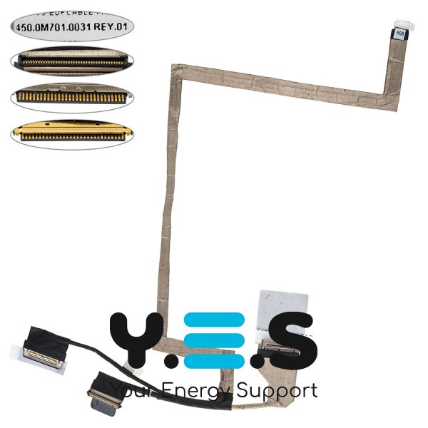 Шлейф матриці для ноутбука Dell 5320/E5330/P138G, 30 pin 0.4 (450.0M701.0031)
