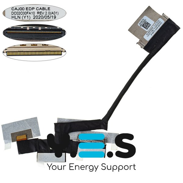 Шлейф матриці для ноутбука Dell 7285/E7285, 40 pin 0.4, QHD (DC02C00FA10)