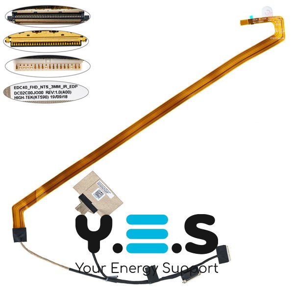 Шлейф матриці для ноутбука Dell 7400, E7400, 30pin 0.5мм (DC02C00JO00)