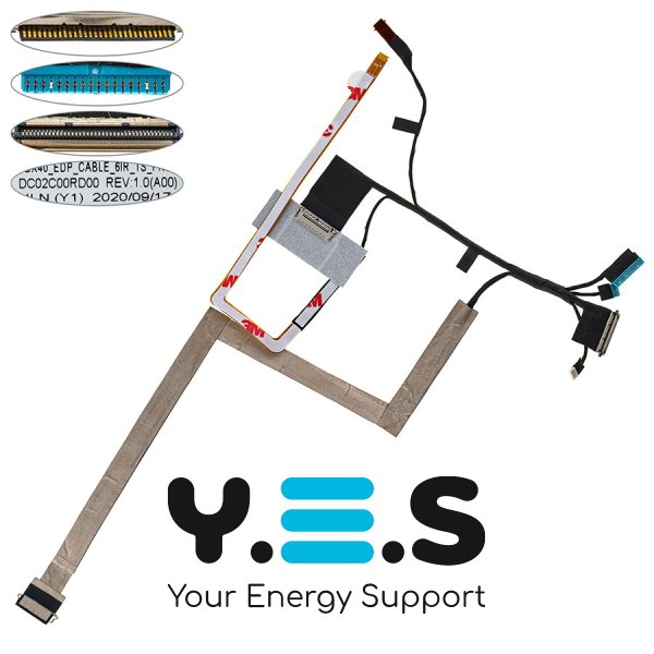 Шлейф матриці для ноутбука Dell 7410, E7410, 30 pin, 0.4 мм (DC02C00RD00)