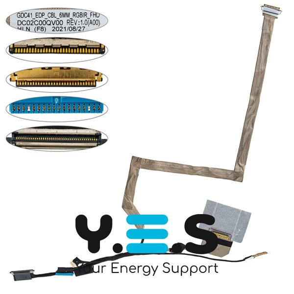 Шлейф матриці для ноутбука Dell 7420S, E7420S 30pin 0.5 IR FHD (DC02C00QV00)