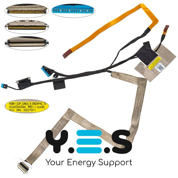 Шлейф матриці ноутбука Dell 7430, E7430 30pin 0.4мм (DC02C00VS00)