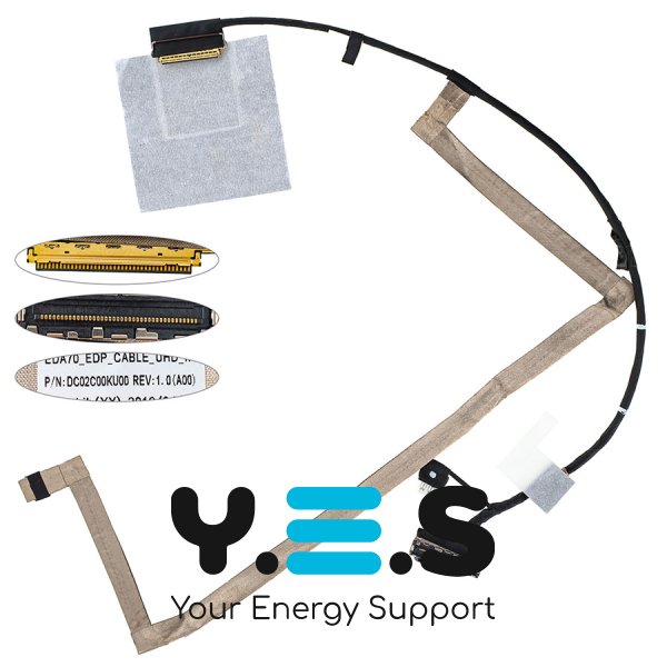 Шлейф матриці ноутбука Dell 7740, M7740 40pin 0.5 UHD IR (DC02C00KU00)