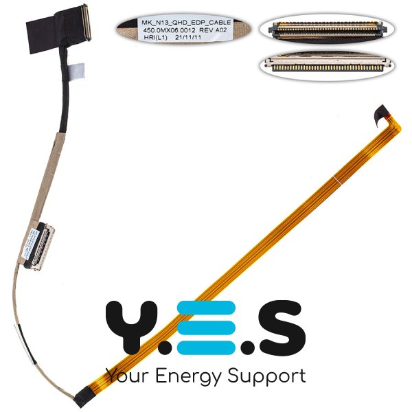 Шлейф матриці для ноутбука Dell 5310, 5315, 5318, 5300 QHD 40pin 0.4 (450.0MX06.0012)