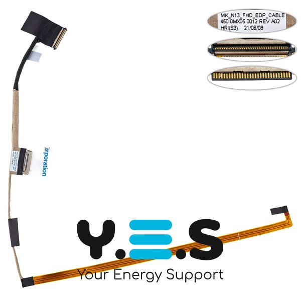 Шлейф матриці для ноутбука Dell 5310,5315,5318,5300 QHD 30 pin 0.4 (450.0mx05.0012)