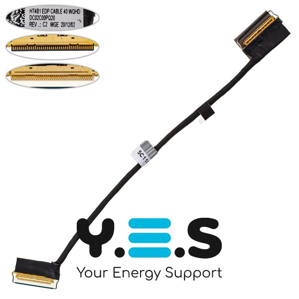 Шлейф матриці для ноутбука Lenovo T14s Gen 2, HD 40-pin 0.4 (5C11C12514)