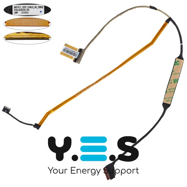 Шлейф матриці для ноутбука MSI GF76/GL76/MS-17L1 40pin 0.5mm (K1N-3040250-J36)