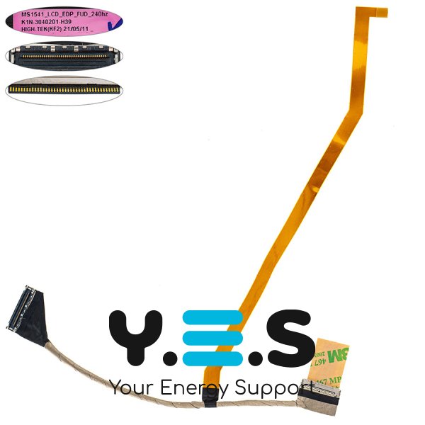Шлейф матриці для ноутбука MSI GE66 MS-1541 40pin 0.4мм 240Hz K1N-3040201-H39