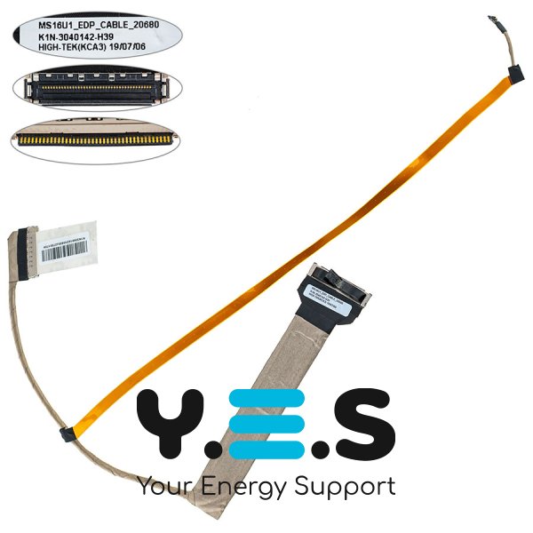 Шлейф матриці для ноутбука MSI GE65/GL65/GP65, 40 pin 0.4, K1N-3040142-H39