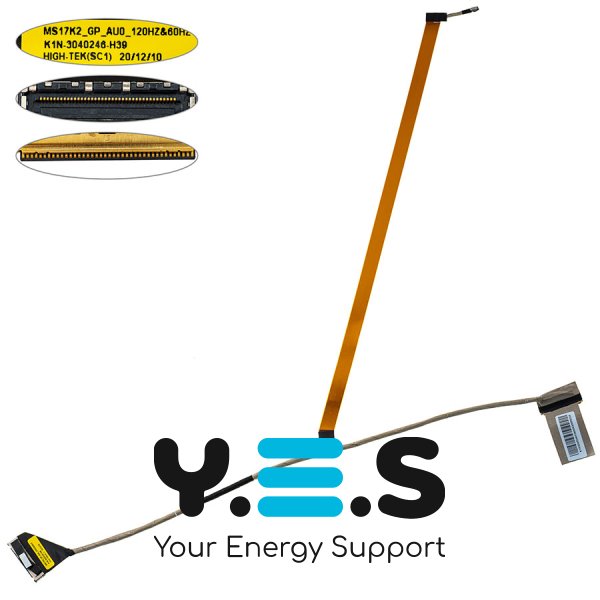 Шлейф матриці для ноутбука MSI GP76 (MS17K2) 40pin 0.5мм K1N-3040246-H39