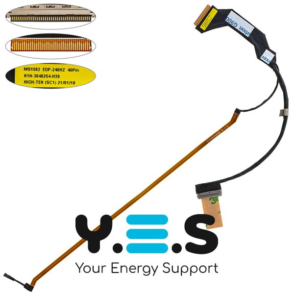 Шлейф матриці для ноутбука MSI Stealth 15M MS1562, 240Hz, 40 pin 0.4 (K1N-3040254-H39)
