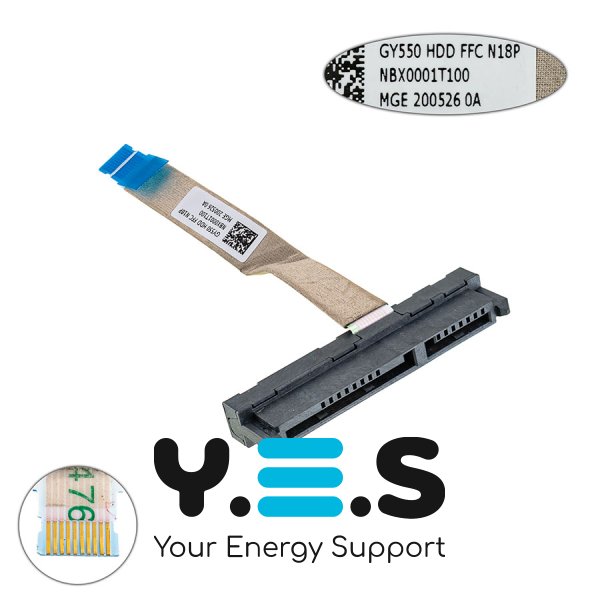 Шлейф HDD для ноутбука Lenovo 15ARH05H, NBX0001T100