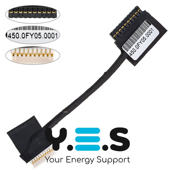 Шлейф підключення акумулятора для Dell 3500, E3400, P86F, 450.0FY05.0001