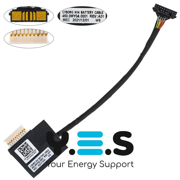 Шлейф підключення акумулятора для DELL 5410, 5415, 5418 450.0MY04.0001