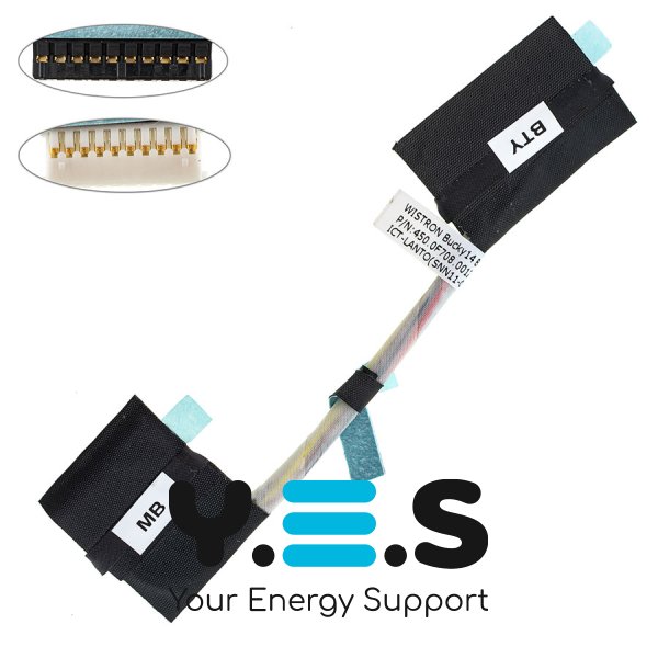 Шлейф підключення акумулятора для Dell 5480, 5481, 5482 (450.0F708.0012)