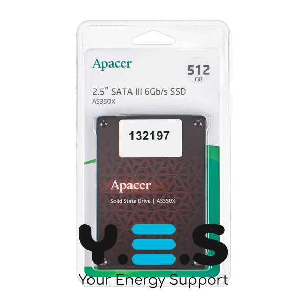 SSD Apacer AS350X Panther 2.5" 512GB SATA III TLC 540/560 МБ/с (AP512GAS350XR-1)