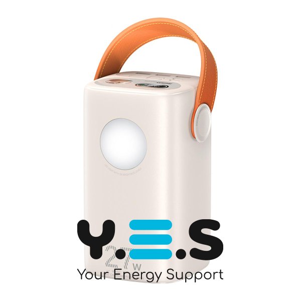 Повербанк Remax RPP-123 60000 мА·год Beige, 27W швидка зарядка, LED-ліхтарик (УМБ)