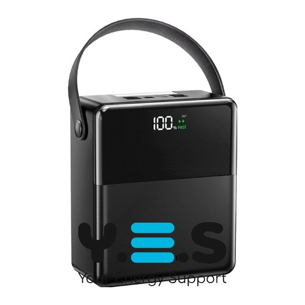 Повербанк Remax FP-1 100000 мА·год чорний, швидка зарядка 27W, LED-ліхтарик