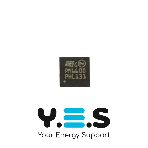 Мікросхема живлення STMicroelectronics PM6600, корпус QFN-32, для ноутбука