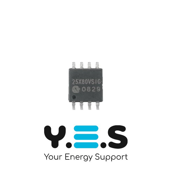 Мікросхема пам’яті BIOS Winbond W25X80VSIG для ноутбука (SPI Flash)