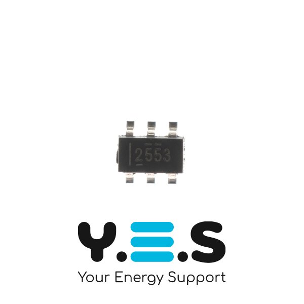 Мікросхема контролера живлення Texas Instruments TPS2553DBVR для ноутбука