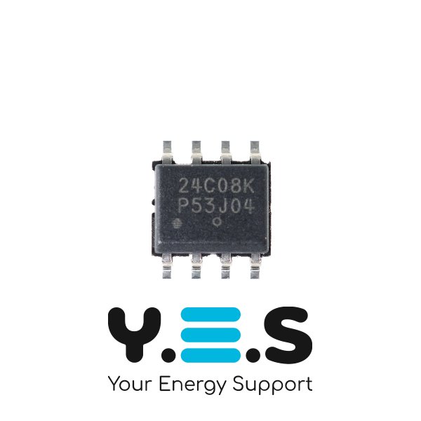 Мікросхема EEPROM 24C08K (SO-8) для ноутбука