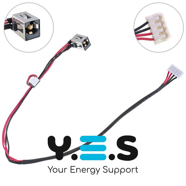 Розʼєм живлення PJ211 для Lenovo G570, G575, Y470, Y570, Y580, U460 з кабелем