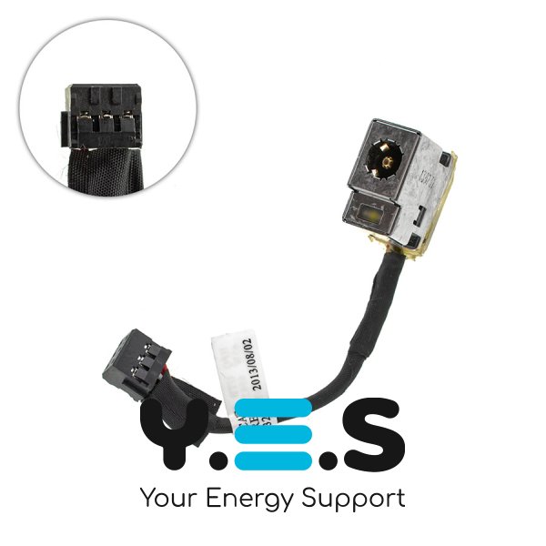 Розʼєм живлення PJ217 для HP Pavilion/Sleekbook 14-B, 15-B з кабелем 55 мм