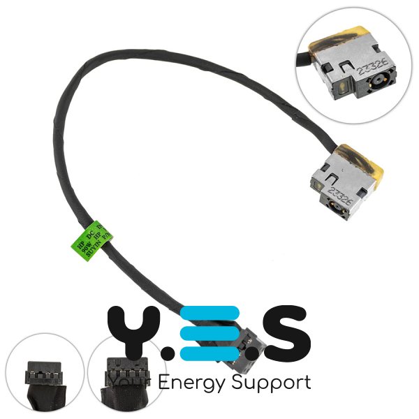 Розʼєм живлення PJ576 для HP 17‑Z (small) з кабелем