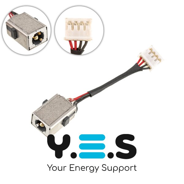 Розʼєм живлення PJ548 для HP 210-1000 з кабелем