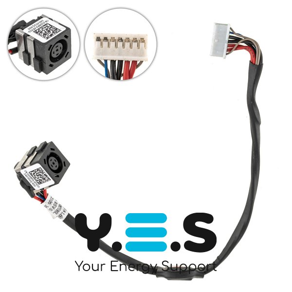 Розʼєм живлення PJ547 для Dell E6520 з кабелем