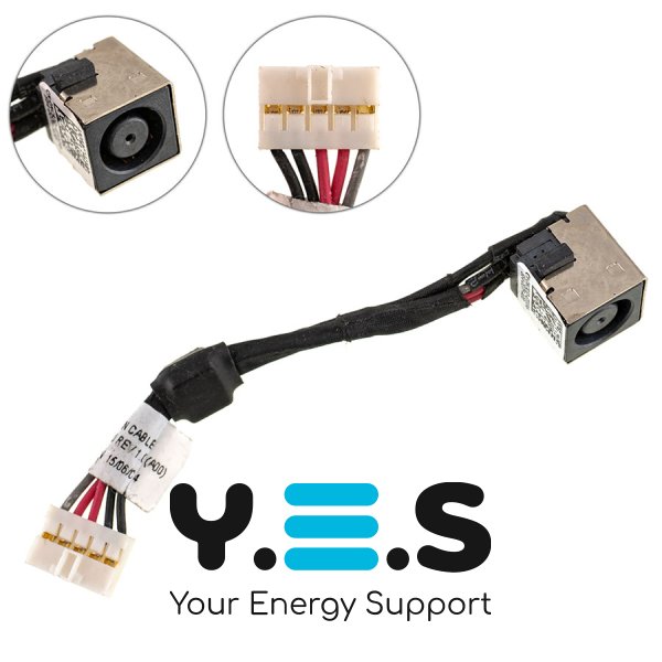 Роз’єм живлення PJ536 для Dell E7440 з кабелем