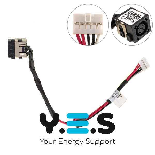 Розʼєм живлення PJ531 для Dell 5721 з кабелем