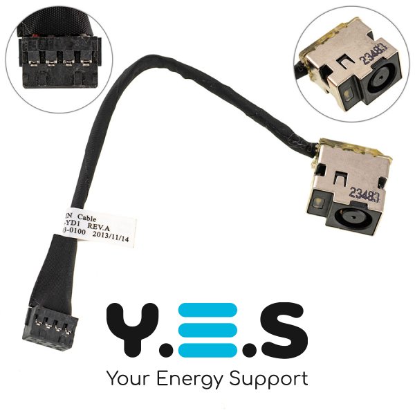 Роз’єм живлення PJ529 (HP G058) з кабелем