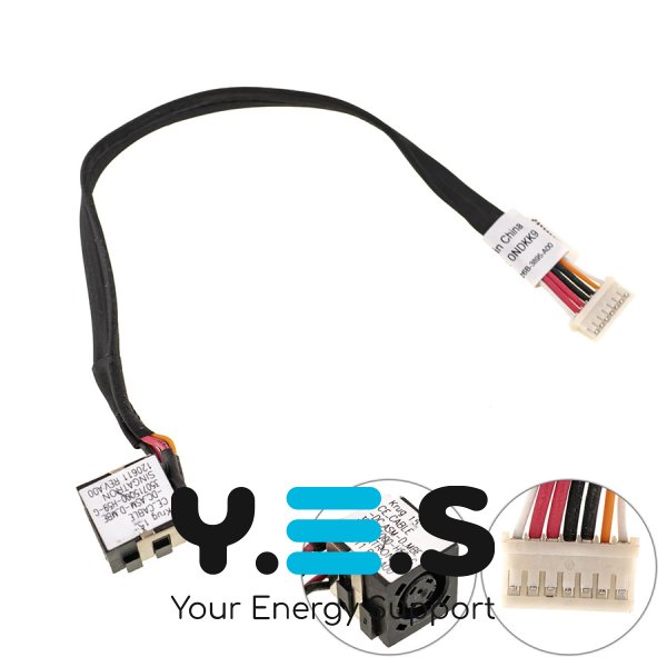 Розʼєм живлення PJ528 для Dell E5520 з кабелем