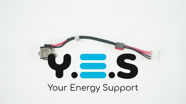 Розʼєм живлення PJ522 для Lenovo Y400 з кабелем