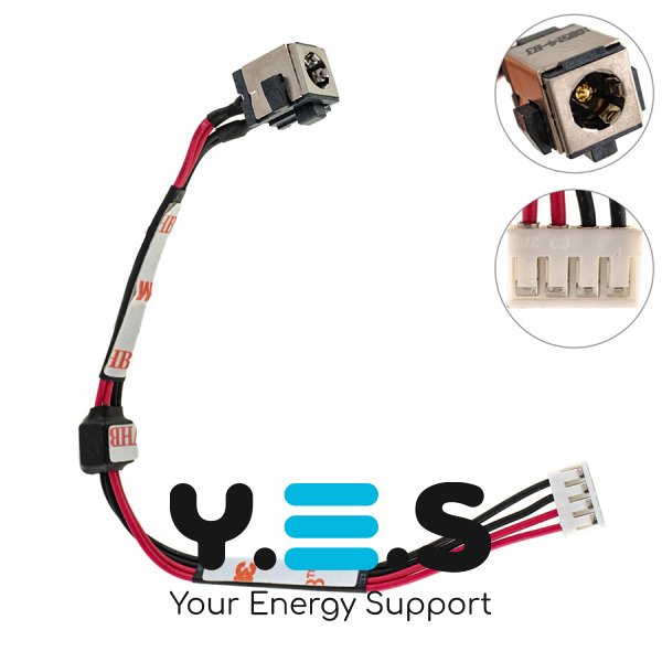 Роз’єм живлення PJ513 для Toshiba P200 з кабелем