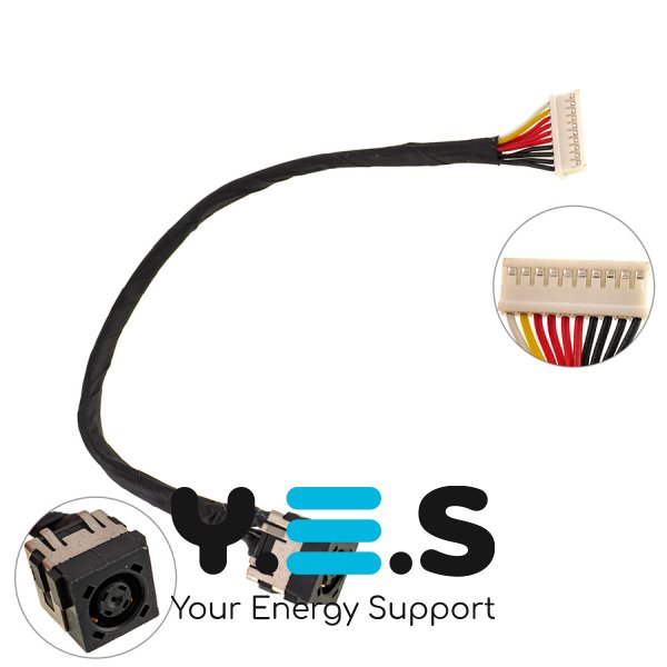 Розʼєм живлення PJ510 для Dell M6600 з кабелем