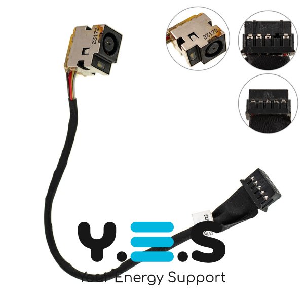 Розʼєм живлення PJ505 для HP DV6-7000 з кабелем