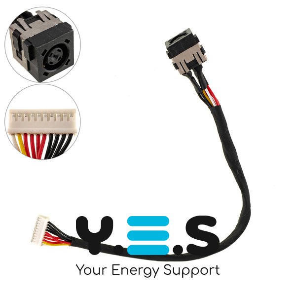 Роз’єм живлення PJ500 для Dell M4700 з кабелем