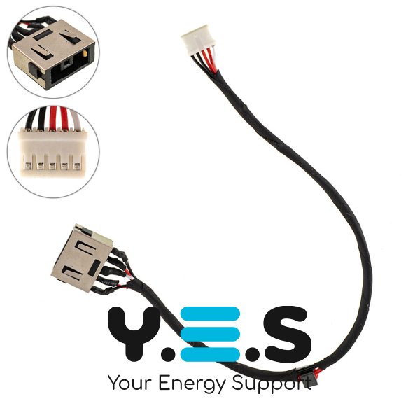 Роз’єм живлення PJ584 для Lenovo T450 з кабелем