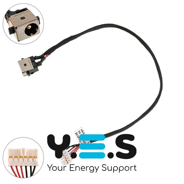 Роз’єм живлення PJ586 для ASUS X751 series з кабелем