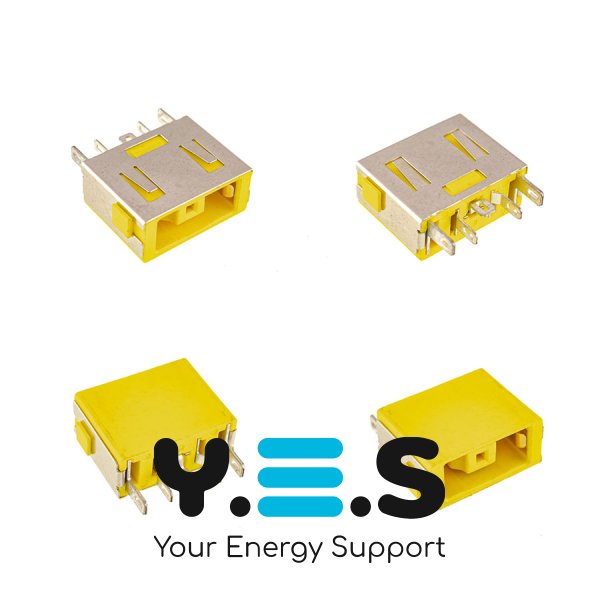 Розʼєм живлення PJ224 для Lenovo G50-80, Z50-30 (Square Pin)