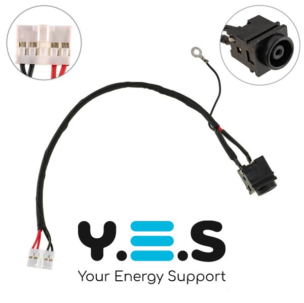 Розʼєм живлення PJ589 для SONY VPC-EL з кабелем